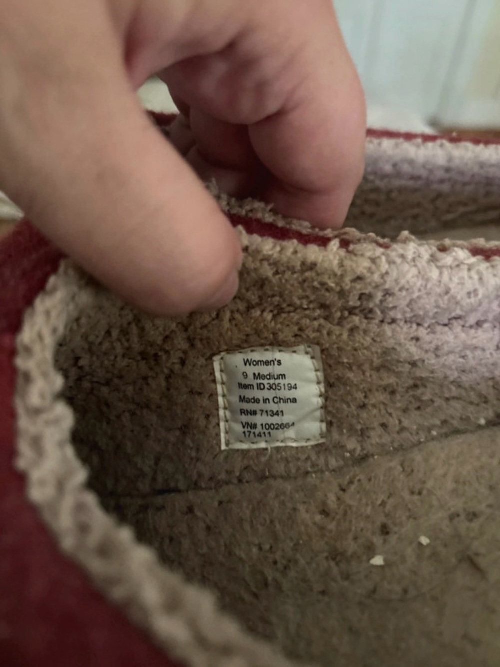 L.L Bean wool cat clog slippers - Picture 3 of 3